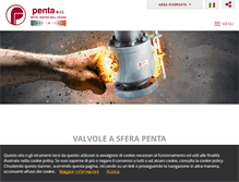 Tablet Screenshot of pentavalves.it